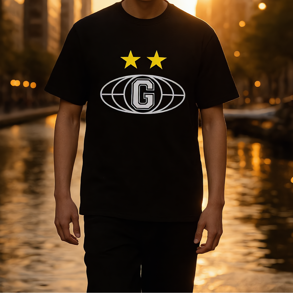 Two stars Logo  T-Shirt