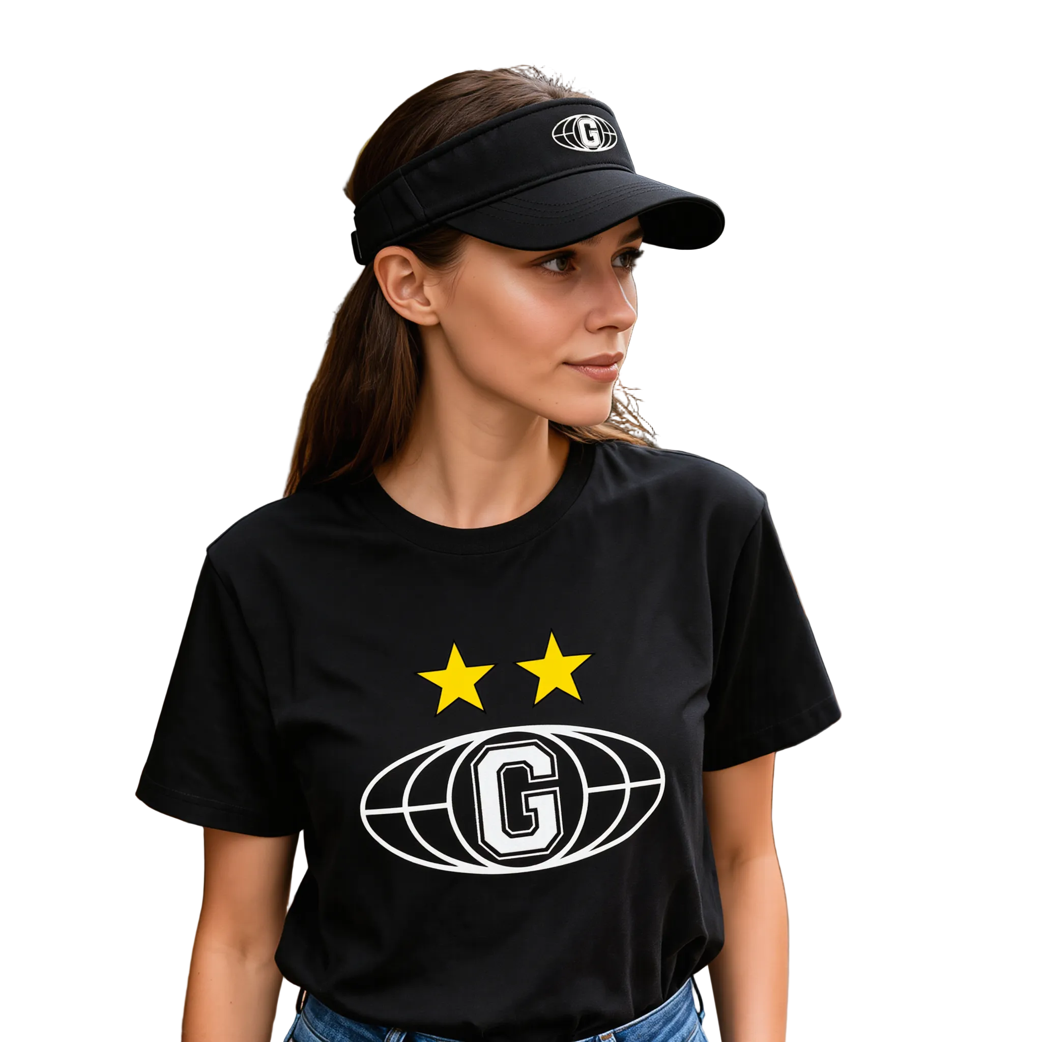 Two stars Logo  T-Shirt